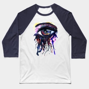 Rainbow female eye Baseball T-Shirt